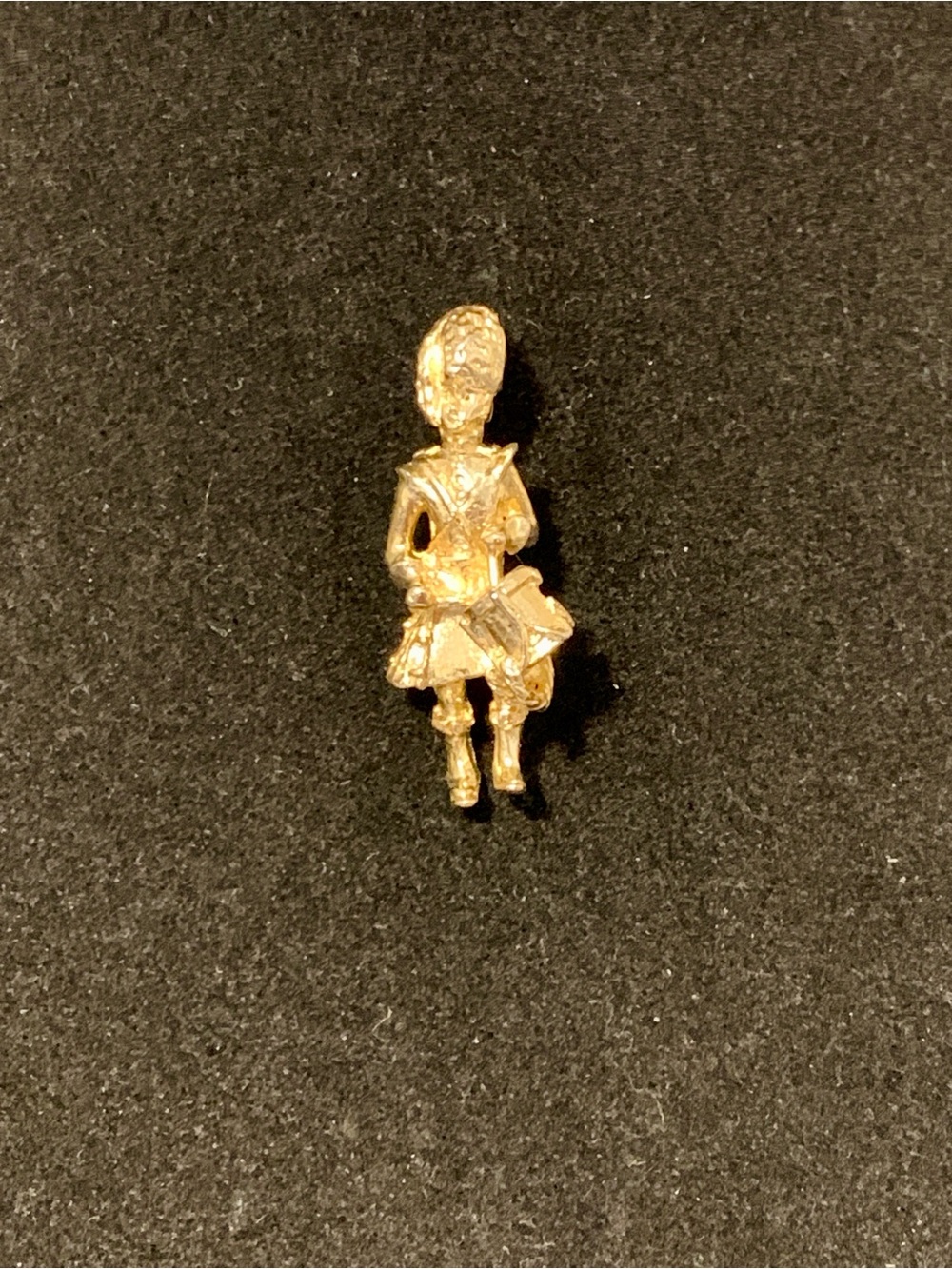 Gold Soldier Figurine Brooch- Women Jewelry